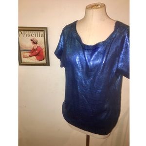 Painted Metallic Sweater